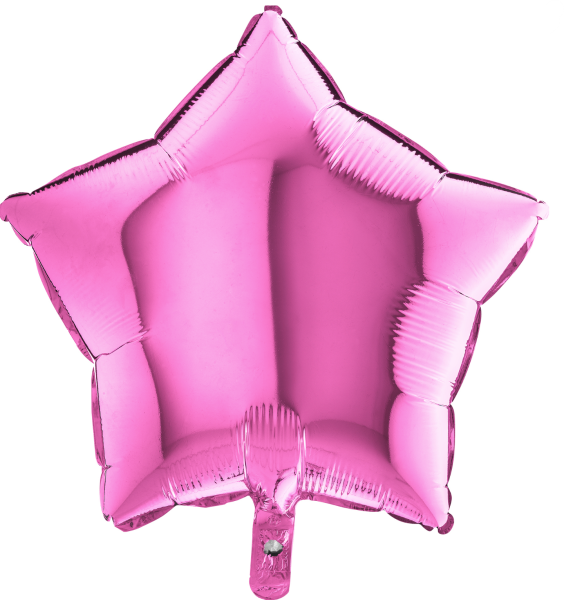 Folienballon - Stern Pink - ø 45cm
